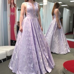 Sherri Hill Lilac Prom Dress